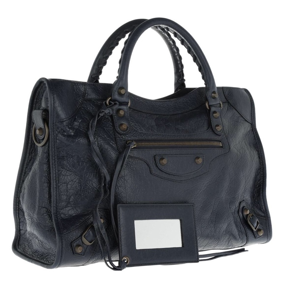 Arena/Fettuccia Cerata Brown Leather Shoulder Bag